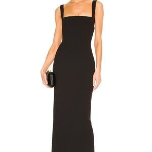 Solace London Black Maxi Dress